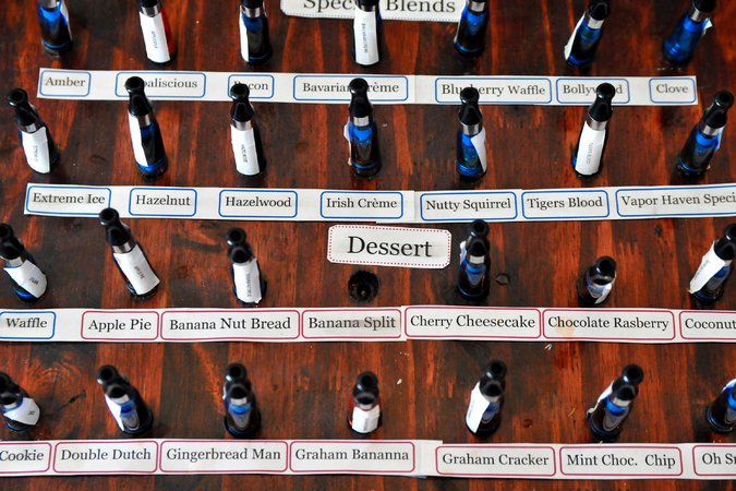 E-cigarette companies provide all different tempting flavors for their users. 