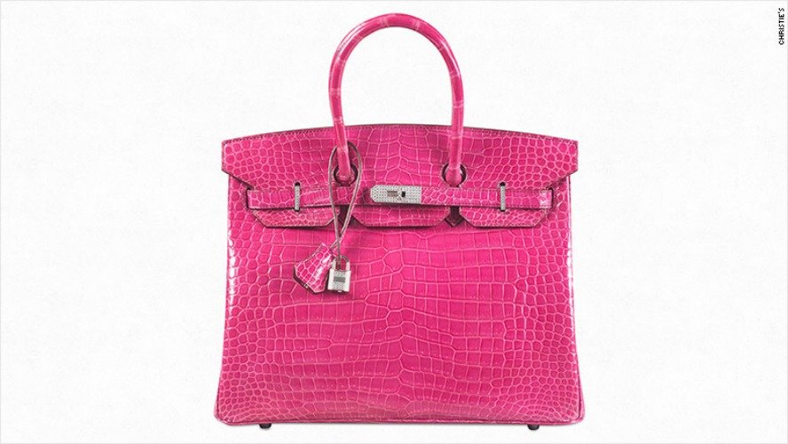 Hermes Birkin Handbag Sold at a Record Price: $220,00