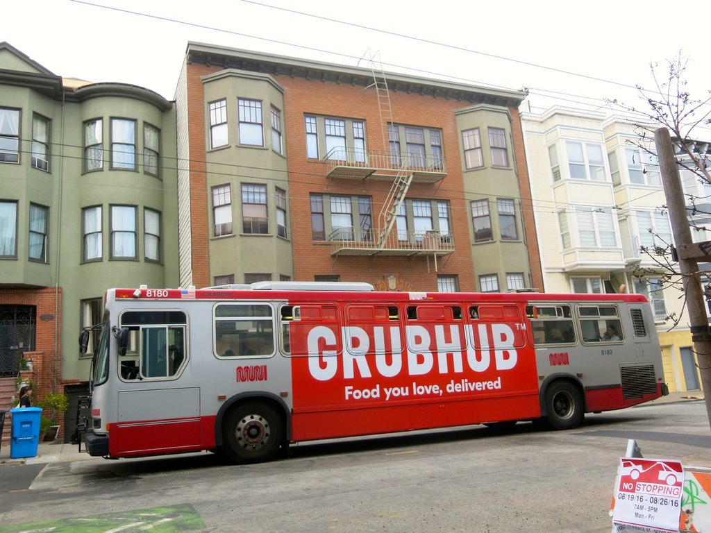 Grubhub is king of food delivery companies