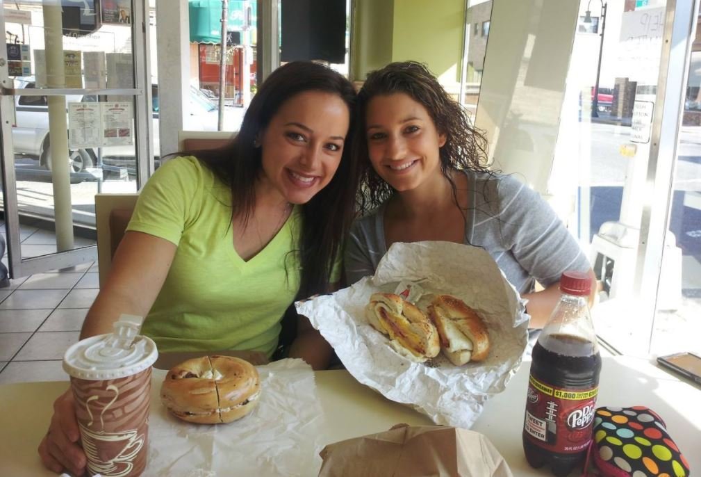 Success Story of Ashley Drummonds, CEO of ABS Protein Pancakes Ashley Drummonds with friend-image from facebook