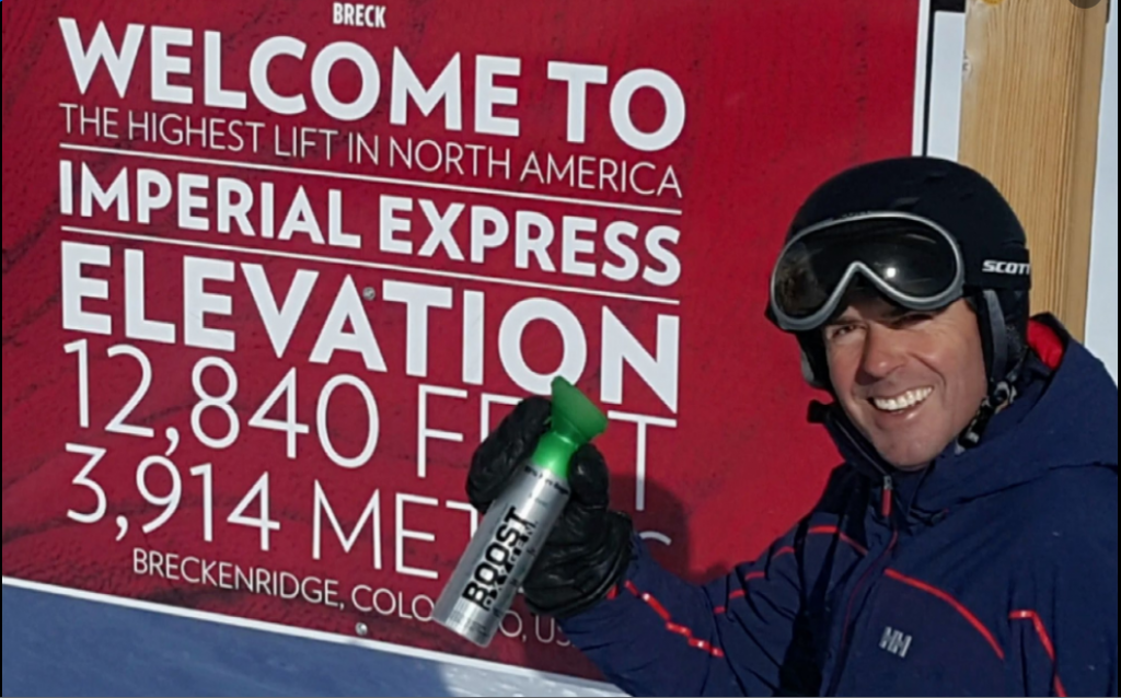 Robert neuner at 12840 feet in Breckenridge - image from facebook