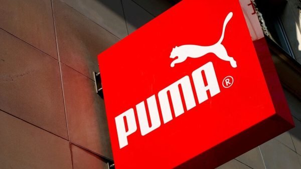 The logo of German sports goods firm Puma Photo Credit: Leonhard Foeger