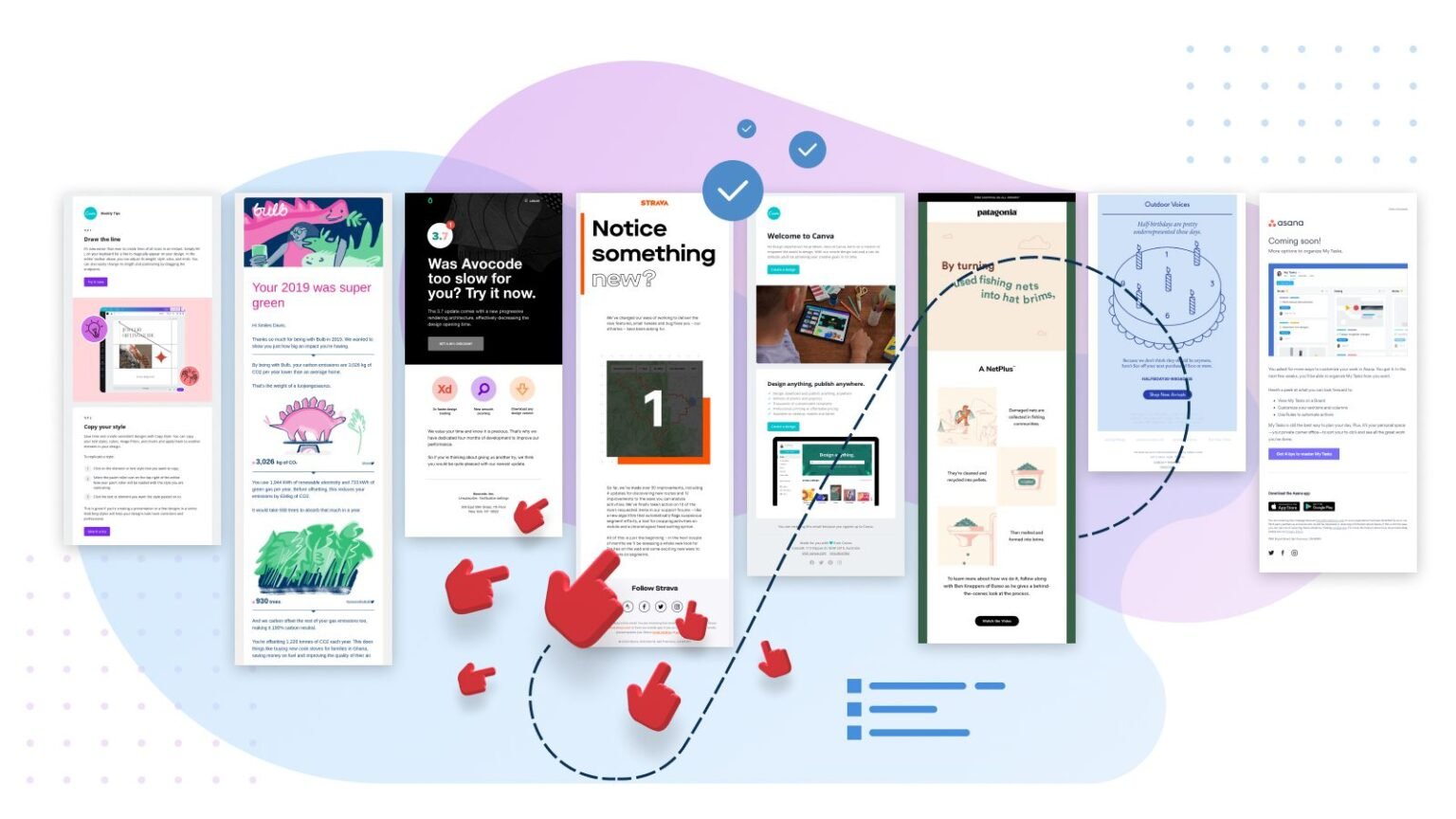 Emailing customers to retain and engage