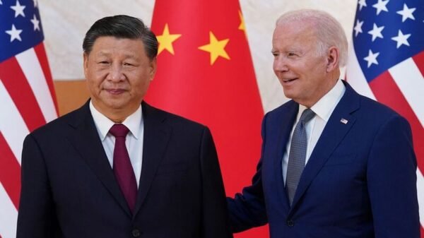 U.S. President Joe Biden meets with Chinese President Xi Jinping on the sidelines of the G20 leaders