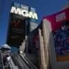 An exterior view of MGM Grand hotel and casino