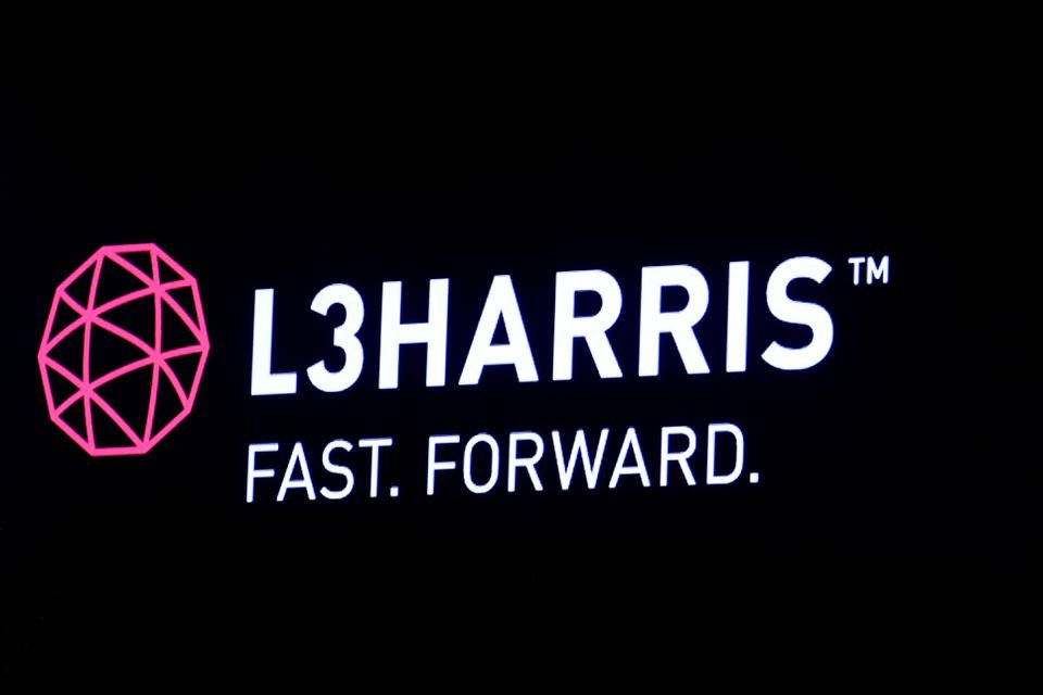 L3Harris Technologies beats results estimates on robust weapons demand The logo of L3Harris is displayed on a screen on the floor of the New York Stock Exchange (NYSE) in New York, U.S., July 1, 2019. REUTERS/Brendan McDermid/File photo