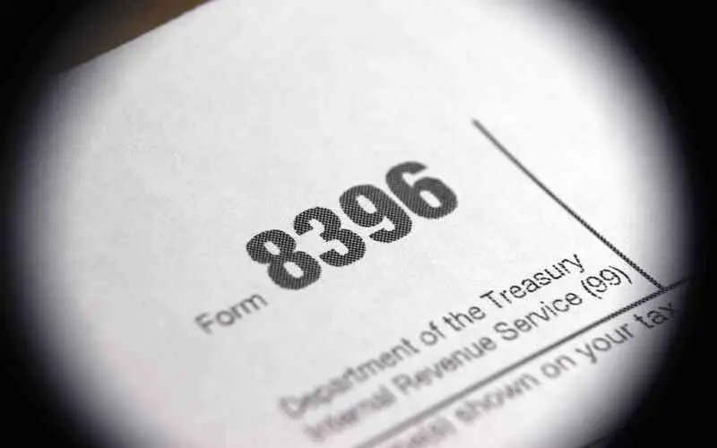 Form 8396: Mortgage Interest Credit File Photo: Form 8396: Mortgage Interest Credit
