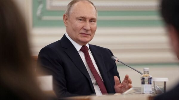 Russia’s President Vladimir Putin takes part in Russian-Kazakh talks in Astana, Kazakhstan November 9, 2023. REUTERS/Turar Kazangapov/File Photo