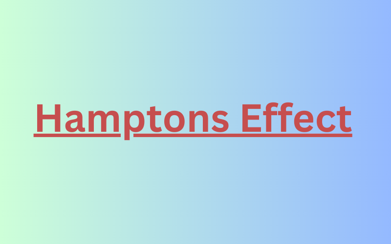 Hamptons Effect File Photo: Hamptons Effect