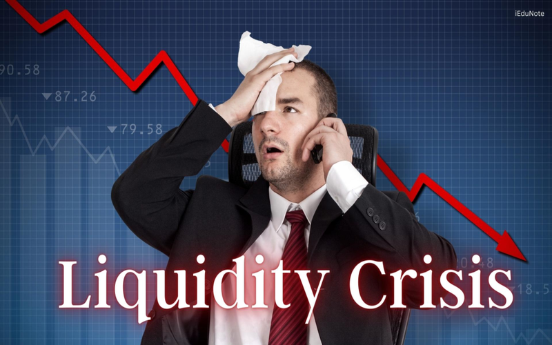 Liquidity Crisis: A Lack of Short Term Cash Flow File Photo: Liquidity Crisis: A Lack of Short Term Cash Flow
