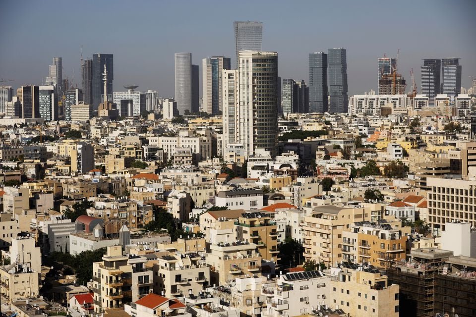 Israeli startups raised $1.5 bln in Q4, $7 bln in 2023 A general view of Tel Aviv's skyline is seen through a hotel window in Tel Aviv, Israel May 15, 2017. Picture taken May 15, 2017. REUTERS/Amir Cohen/File Photo