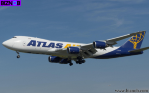 Atlas Air Boeing 747 freight jet emergency lands after engine fire