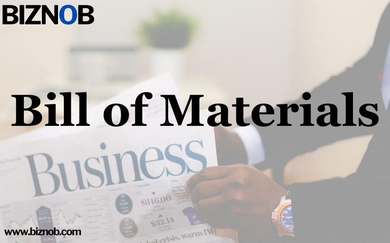 Bill of Materials File Photo: Bill of Materials