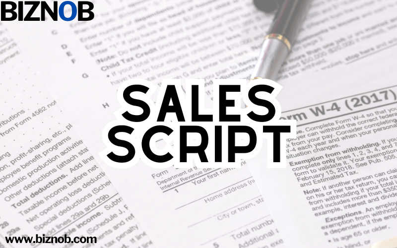 Sales Script File Photo: Sales Script