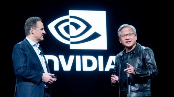 Nvidia CEO Declares AI at 'Tipping Point' as Revenues Surge