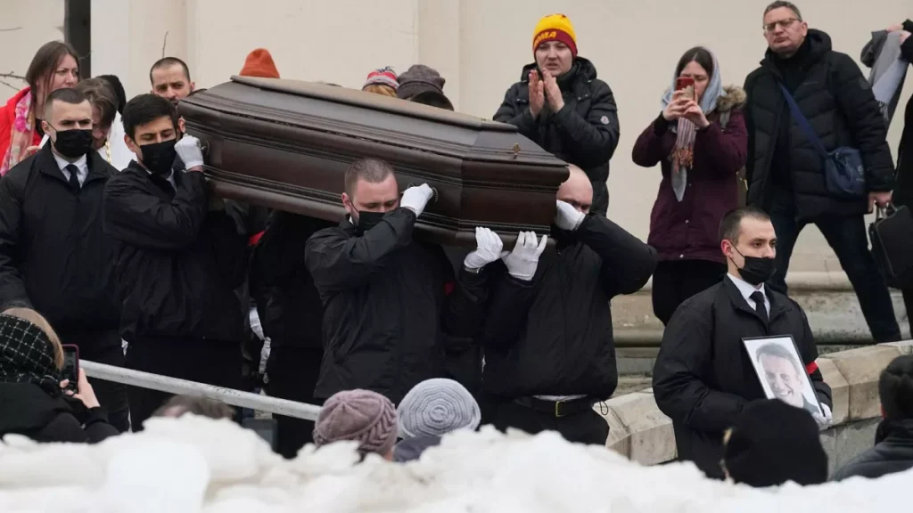 Burial Ceremony for Alexei Navalny in Moscow Amid Tight Police Security Burial Ceremony for Alexei Navalny in Moscow Amid Tight Police Security