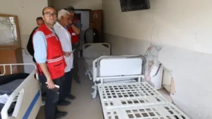 Israeli Troops Remove Patients from South Gaza Hospital
