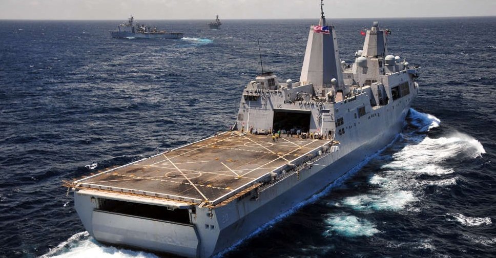 US Marines Storm Middle East: Amphib Assault Ship Bolsters Gulf Showdown