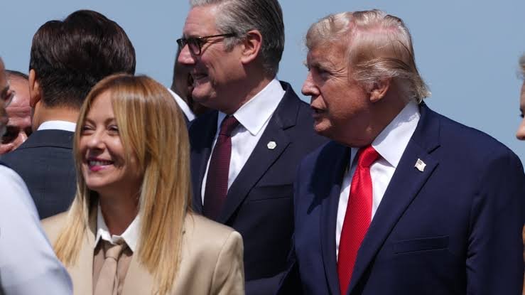 Italy’s Meloni says Trump ‘made up’ story that she ‘begged’ him for photo at G7