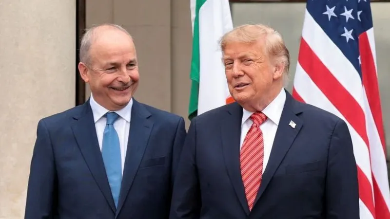A united Ireland would be ‘fantastic’ says Trump during Irish visit