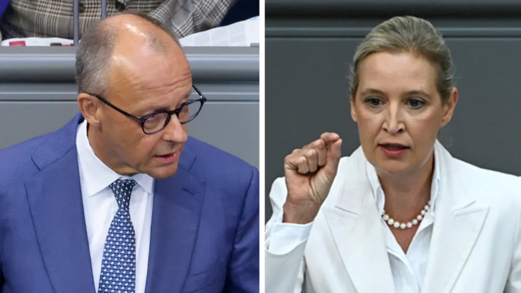 Germany’s Merz attacks AfD in stormy debate after far-right election win